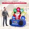 6FT Inflatable Santa DJ with Rotating Music Light and LED Display